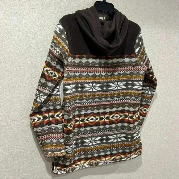 Dakota Grizzly Men’s Pullover Hoodie Sweatshirt Size Medium Hood Polyester Brown - Picture 4 of 16